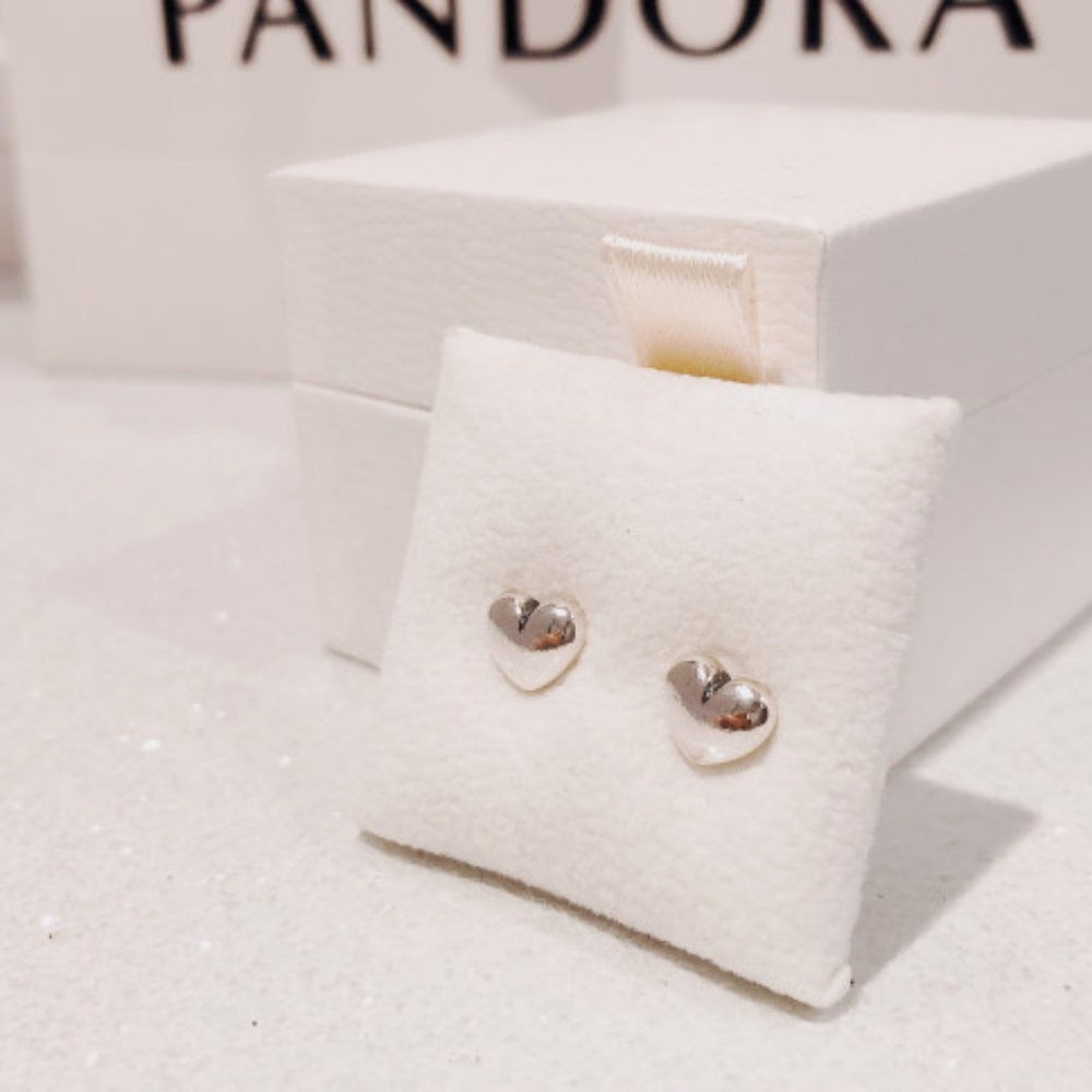 Pandora 290550 Hearts Stud Earrings